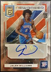 Jalen Williams #NB-JLW Basketball Cards 2022 Panini Donruss Elite New Breed Autographs Prices