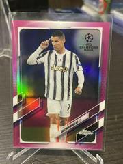 Cristiano Ronaldo [Pink] Soccer Cards 2020 Topps Chrome UEFA Champions League Prices