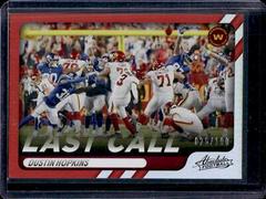 Dustin Hopkins [Spectrum Red] #LC-11 Football Cards 2022 Panini Absolute Last Call Prices