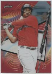 Rafael Devers [Red Refractor] #24 Baseball Cards 2020 Topps Finest Prices
