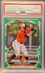Jackson Holliday [Green Pattern] #BP-20 Baseball Cards 2023 Bowman Paper Prospects Prices