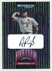 Albert Pujols [Autograph] #220 Baseball Cards 2002 Donruss Prices