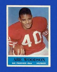 Abe Woodson Football Cards 1964 Philadelphia Prices