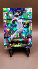 Matt Brash [Cracked Ice Prizm] Baseball Cards 2022 Panini Select Prices
