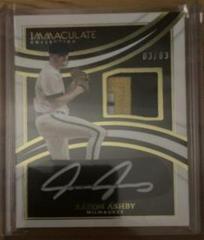 Aaron Ashby [Patch Autograph Black] Baseball Cards 2022 Panini Immaculate Prices