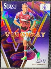 Tomas Soucek #1 Soccer Cards 2022 Panini Select Premier League Visionary Prices