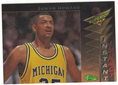 Juwan Howard #8 Basketball Cards 1995 Classic Superior Pix Instant Impact Prices