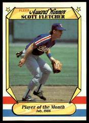 Scott Fletcher Baseball Cards 1987 Fleer Award Winners Prices