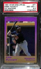 Kirby Puckett [Hit Machine] #71 Baseball Cards 1991 Star Stellar Edition Prices