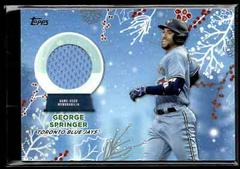 George Springer Baseball Cards 2023 Topps Holiday Relics Prices