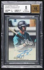 Julio Rodriguez [Autograph Chrome] Baseball Cards 2019 Bowman Heritage Prices