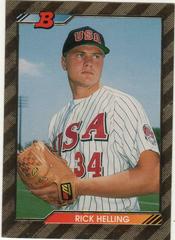 Rick Helling [Foil] #641 Baseball Cards 1992 Bowman Prices
