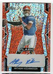Anthony Richardson [Metalized Sparkles Red] #BA-AR1 Football Cards 2022 Leaf Flash Autographs Prices