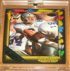 Troy Aikman [1000 Stripe] Football Cards 1991 Wild Card Prices