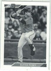 Buster Posey [Black & White] #86 Baseball Cards 2020 Bowman Heritage Prices