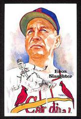 Enos Slaughter #191 Baseball Cards 1985 Perez Steele HOF Postcard Prices
