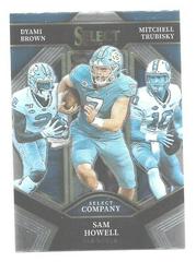 Dyami Brown, Mitchell Trubisky, Sam Howell Football Cards 2022 Panini Select Draft Picks Company Prices