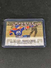 Connor McDavid [Gold] #MS-1 Hockey Cards 2023 Upper Deck Monster Season Prices