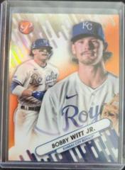 Bobby Witt Jr. [Orange] Baseball Cards 2023 Topps Pristine Fresh Faces Prices