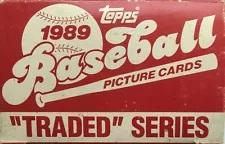 Complete Set Baseball Cards 1989 Topps Traded Prices