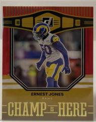 Ernest Jones [Red] Football Cards 2022 Panini Donruss Champ is Here Prices