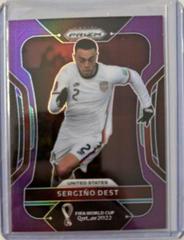 Sergino Dest [Purple] Soccer Cards 2022 Panini Prizm World Cup Prices