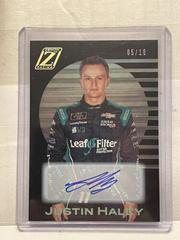 Justin Haley [Autograph Silver] #7 Racing Cards 2021 Panini Chronicles NASCAR Zenith Prices