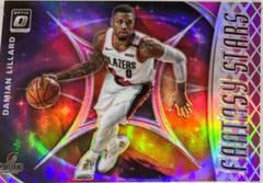 Damian Lillard [Pink] Basketball Cards 2019 Panini Donruss Optic Fantasy Stars Prices