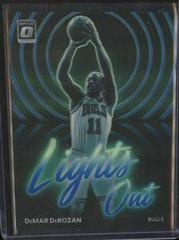 DeMar DeRozan [Blue] #15 Basketball Cards 2022 Panini Donruss Optic Lights Out Prices