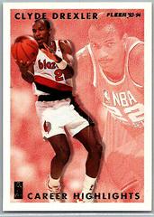 CLYDE DREXLER #8 Basketball Cards 1993 Fleer Clyde Drexler Prices