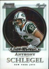 Anthony Schlegel #6 Football Cards 2006 Bowman Sterling Prices
