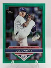 Julio Urias [Green] #7 Baseball Cards 2023 Topps Flagship Collection Prices