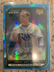 Evan Longoria [Blue Refractor] Baseball Cards 2008 Bowman Chrome Draft Prices