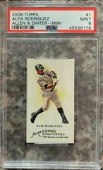 Alex Rodriguez [Mini] #1 Baseball Cards 2008 Topps Allen & Ginter Prices