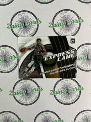 Giannis Antetokounmpo #3 Basketball Cards 2021 Panini Donruss Optic Express Lane Prices