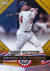 Kirby Puckett [Gold] #PP-24 Baseball Cards 2022 Topps Update Paragons of the Postseason Prices