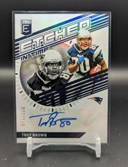 Troy Brown #ET-TB Football Cards 2023 Panini Donruss Elite Etched in Time Signatures Prices