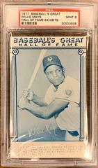 Willie Mays Baseball Cards 1977 Baseball's Great Hall of Fame Exhibits Prices