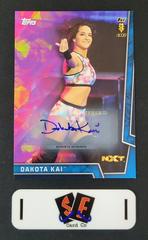 Dakota Kai [Blue Autograph] Wrestling Cards 2018 Topps WWE Women's Division Prices