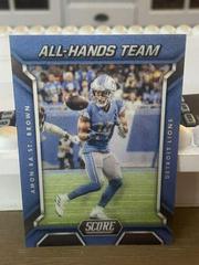 Amon Ra St. Brown #AHT-11 Football Cards 2023 Panini Score All Hands Team Prices