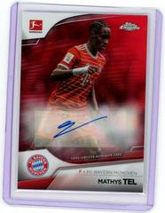 Mathys Tel [Red] #BCA-MTE Soccer Cards 2022 Topps Chrome Bundesliga Autographs Prices