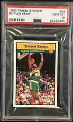 Shawn Kemp Basketball Cards 1992 Panini Sticker Prices