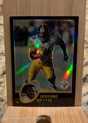 Jerome Bettis [Black Refractor] Football Cards 2003 Topps Chrome Prices