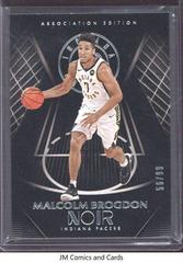 Malcolm Brogdon Basketball Cards 2019 Panini Noir Prices