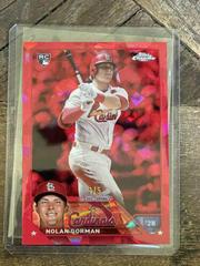Nolan Gorman [Red] #16 Baseball Cards 2023 Topps Chrome Sapphire Prices