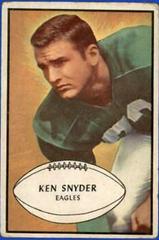 Kenneth Snyder Football Cards 1953 Bowman Prices