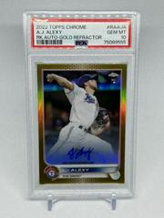 A. J. Alexy [Gold] #RA-AJA Baseball Cards 2022 Topps Chrome Rookie Autographs Prices