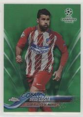 Diego Costa [Green Refractor] #81 Soccer Cards 2017 Topps Chrome UEFA Champions League Prices