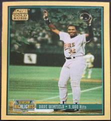 Dave Winfield [Gold Rush] #629 Baseball Cards 1994 Score Prices