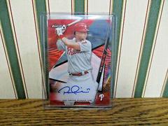 Rhys Hoskins [Red Refractor] #FA-RH Baseball Cards 2020 Topps Finest Autographs Prices
